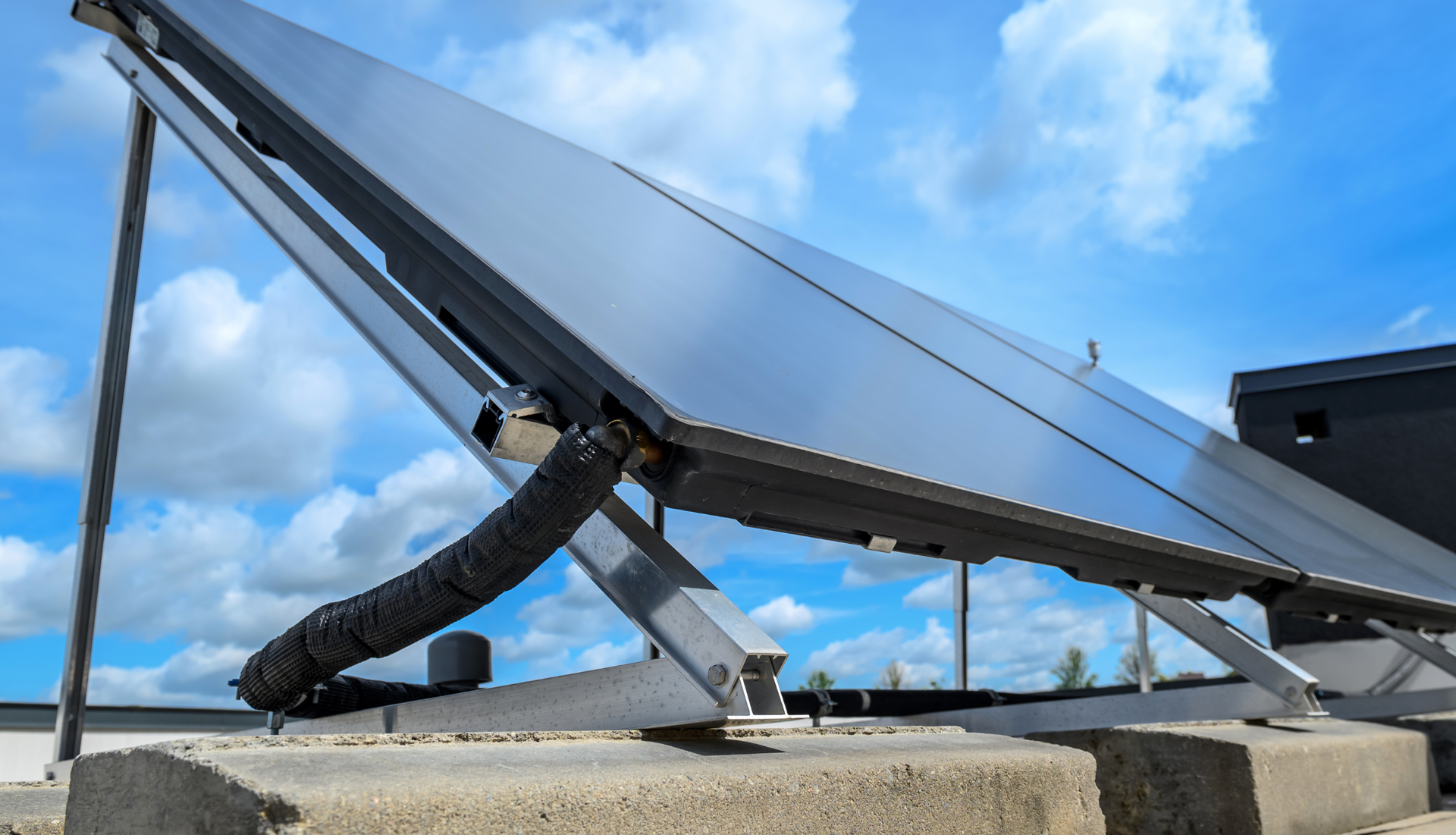 Installation de panneaux solaire thermique en Beaujolais