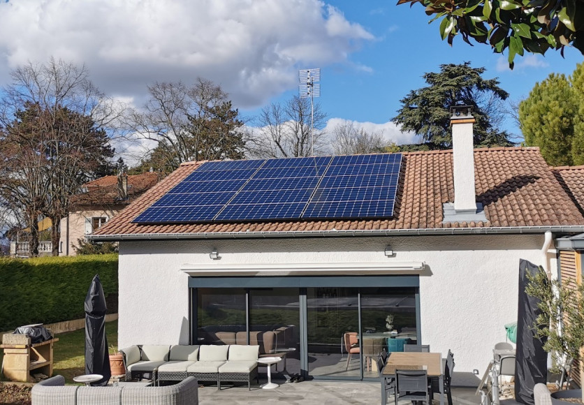 Installation photovoltaïques à FONTAINES SUR SAONE