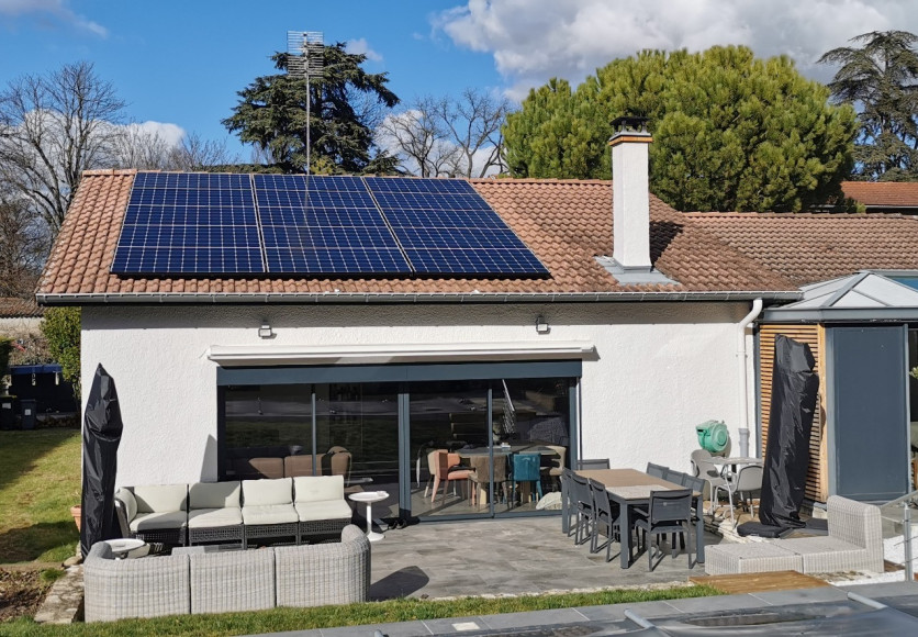 Installation photovoltaïques à FONTAINES SUR SAONE