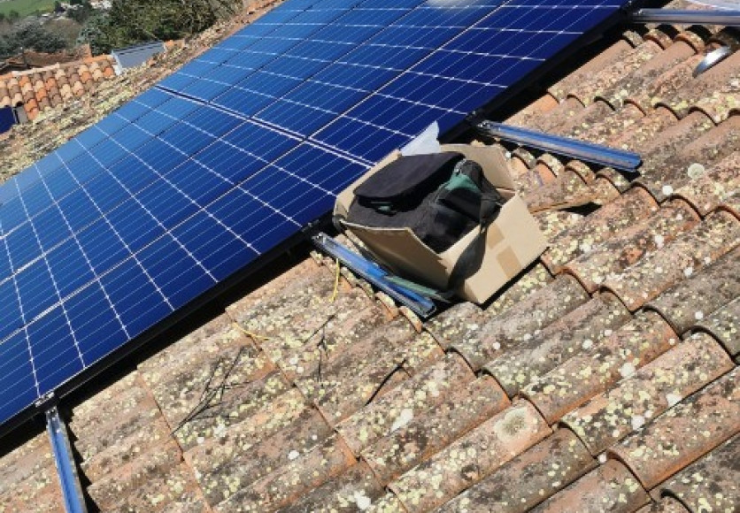 Installation photovoltaique à Limas