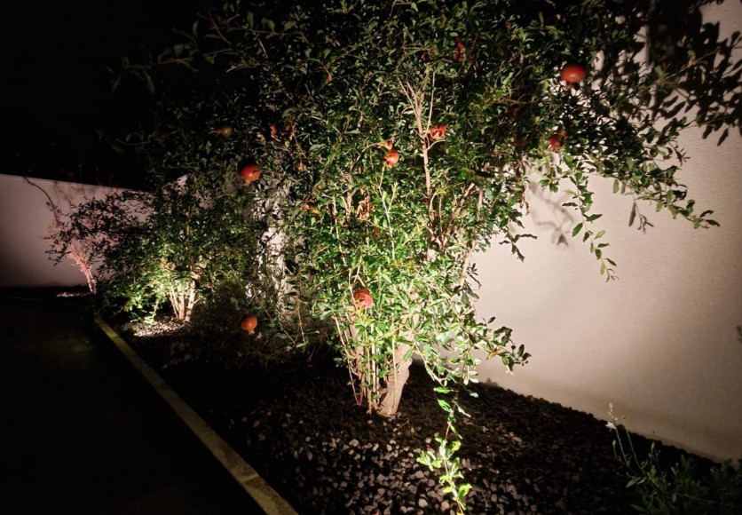 Installation éclairage extérieur pour une villa à côté de Lyon