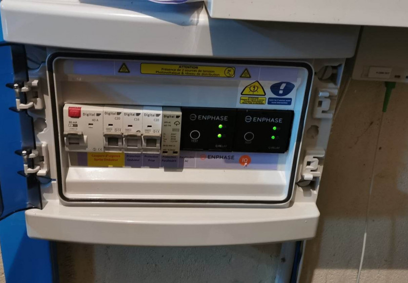 Installation photovoltaique à Saint Etienne la Varenne, à côté de Villefranche sur Saone