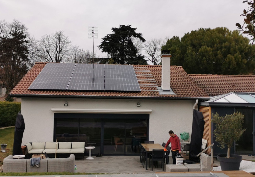 Installation photovoltaïques à FONTAINES SUR SAONE