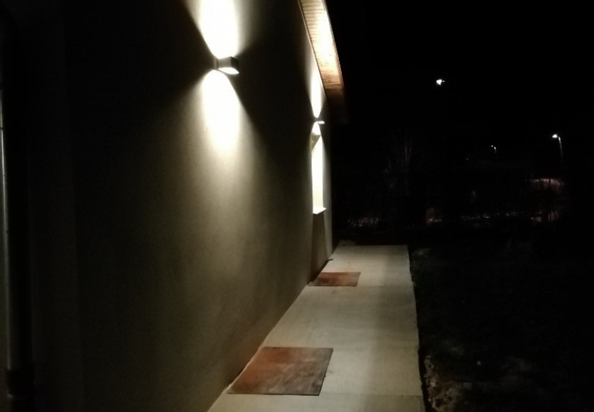 Installation éclairage extérieur Maison Belleville-en-Beaujolais