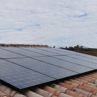 Installation photovoltaique à Saint Etienne la Varenne, à côté de Villefranche sur Saone