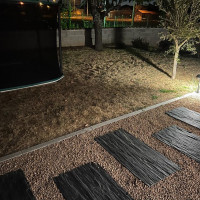 Installation éclairage extérieur pour une villa à Belleville en Beaujolais